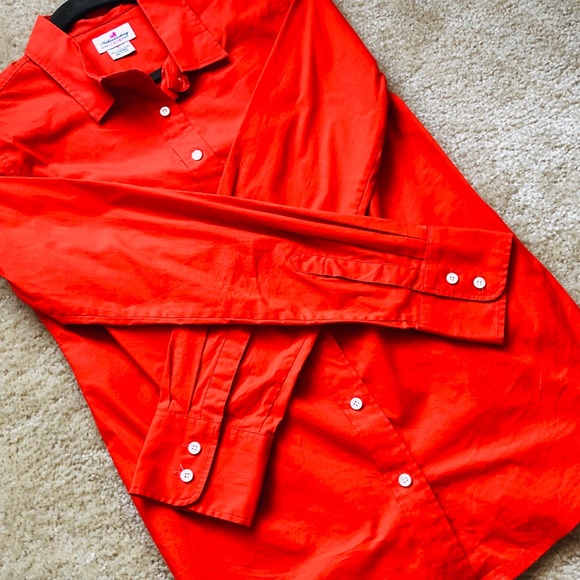 J.crew Womens Stretch Button Down Stretch Dress Haberdashy Shirt Top Small - Picture 6 of 8